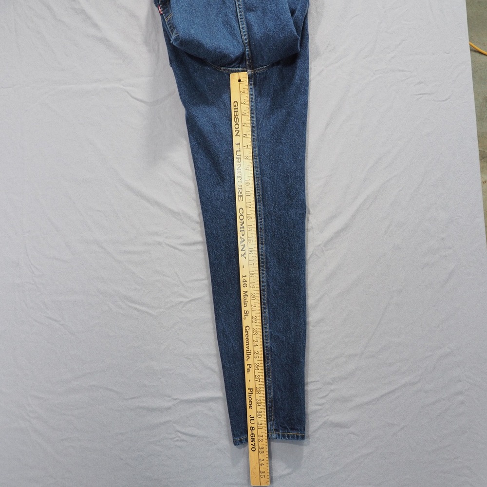 Classic Straight Leg Women's Jeans - Blue - Picture 7 of 11